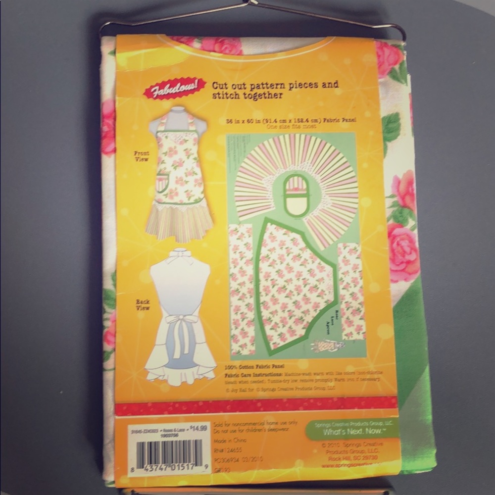 Cotton fabric panel